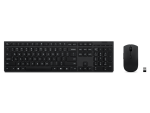 Lenovo Professional Wireless Rechargeable Combo Keyboard and Mouse | Keyboard and Mouse Set | Wireless | Mouse included | Nordic | Bluetooth | Grey