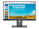 Lenovo | ThinkVision P24QD-40 | 23.8 " | IPS | 16:9 | 120 Hz | 6 ms | 2560 x 1440 pixels | 300 cd/m² | HDMI ports quantity 1 | Eclipse Black | Warranty 36 month(s)