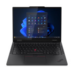 Lenovo ThinkPad T14s 2-in-1 G1 | Black | 14 " | IPS | Touchscreen | WUXGA | 1920 x 1200 pixels | Intel Core Ultra 7 | 255U | 32 GB | Soldered LPDDR5x | Solid-state drive capacity 1000 GB | Intel Graphics | Windows 11 Pro | 802.11be | Bluetooth version 5.4 | LTE Upgradable | Keyboard language Nordic | Keyboard backlit | Warranty 36 month(s) | Battery warranty 12 month(s)