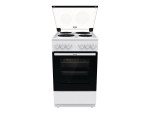 Gorenje Cooker | GE5A21WH | Hob type Electric | Oven type Electric | White | Width 50 cm | Grilling | Depth 59.4 cm | 68 L