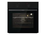Gorenje Oven | BO6615E01B | 60 L | Electric | EnamelClean | Push pull buttons | Height 59.5 cm | Width 59.5 cm | Black