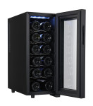Adler | Beverage Pantry | AD 8083 | Energy efficiency class G | Bottles capacity 12 | Free standing | Height 61 cm | Display | Black