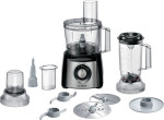 Bosch | Food Processor MultiTalent 3 Plus | MCM3PM386 | 900 W | Number of speeds 2 | Bowl capacity 2.3 L | Black/Stainless steel