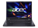 Acer TravelMate | TMP414-53-TCO-5771 | Black | 14 " | WUXGA | 1920 x 1200 pixels | Intel Core i5 | i5-1335U | 16 GB | DDR4 SDRAM | Solid-state drive capacity 512 GB | LTE | Intel UHD Graphics | Windows 11 Pro | 802.11ax | Keyboard language English | Keyboard backlit | Warranty 36 month(s)