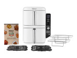 NINJA | Double Stack XL 2-Drawer Air Fryer | SL400EUWH | Power 2470 W | Capacity 9.5 L | White