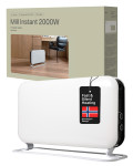 Mill | Heater | SG2000MEC | Convection Heater | 2000 W | Number of power levels 3 | Suitable for rooms up to 5-20 m² | White | N/A