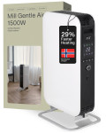 Mill | Heater | AB-H1500DN | Oil Filled Radiator | 1500 W | Number of power levels 3 | Suitable for rooms up to 16-24 m² | White