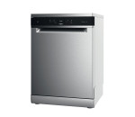 Whirlpool Dishwasher | WFO 3T133 P 6.5 X | Freestanding | Width 60 cm | Number of place settings 14 | Number of programs 10 | Energy efficiency class D | Display | Stainless steel