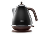 Delonghi | Icona Vintage | KBOV2001BK | Standard kettle | 2000 W | 1.7 L | Stainless steel | 360° rotational base | Black