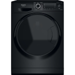 Hotpoint | Washing Machine With Dryer | NDD 11725 BDA EE | Energy efficiency class E | Front loading | 7 kg | Washing capacity 11 kg | Yes | LCD | Depth 61 cm | Steam function | Black