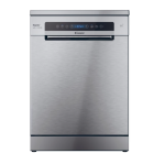 Dishwasher | CF 5C6F0B | Free standing | Width 59.7 cm | Number of place settings 15 | Number of programs 8 | Energy efficiency class C | Display | Black