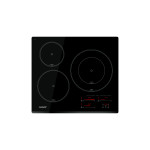 CATA Hob | INSB 6028 BK | Induction | Number of burners/cooking zones 3 | Slider Touch | Timer | Black