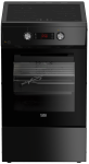 BEKO Cooker | FSM59305BDT | Hob type Induction | Oven type Electric | Black | Width 50 cm | Grilling | Depth 60 cm | 60 L