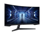 Samsung | Curved Monitor | LC34G55TWWPXEN | 34 " | VA | UWQHD | 21:9 | 165 Hz | 1 ms | 3440 x 1440 | 250 cd/m² | HDMI ports quantity 1 | Black | Warranty 24 month(s)