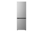 LG Refrigerator | GBBSJ10EPY | Energy efficiency class E | Free standing | Combi | Height 186 cm | No Frost system | Fridge net capacity 220 L | Freezer net capacity 113 L | Display | 35 dB | Prime Silver