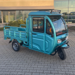 Elektrinis krovininis triratis motoroleris su kabina ir priekaba SL-07 1000W 60V 45AH