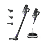 Belaidis dulkių siurblys-šluota OVOX Ultra su grindų plovimo antgaliu