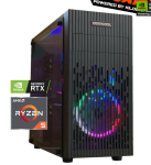 Kompiuteris "eSports Ryzen 5 Pro"| AMD Ryzen 5 5500 3.6~4.2GHz | A520 lustas | 16GB DDR4-3200MHz (2x8GB) | 1TB SSD PCIe M.2 | MSI GeForce RTX™ 5060 8G VENTUS 2X OC | 220595_5060 | + Dovana RGB mechaninė žaidimų klaviatūra ir žaidimų pelė 7200 DPI | RTX IT'S' ON, DLSS 4, Ray Tracing, Reflex 2, AI PC, NVIDIA Studio | NVIDIA dirbtinio intelekto galia