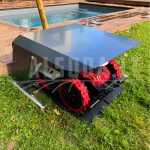 Universalus vejos roboto garažas ''Möbius Garage'', tinkamas beveik visiems robotams