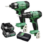 Akumuliatorinių įrankių rinkinys su akumuliatoriumi HiKOKI KC12DA, 12 V, 2.5 Ah