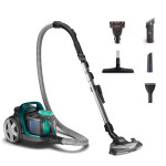 Vacuum Cleaner|PHILIPS|Bagless|900 Watts|Capacity 1.5 l|Noise 77 dB|Dark Grey|Weight 5.3 kg|FC9556/09