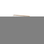 Spintelė Szynaka Meble Mazi 58, balta/ruda