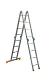 Kopėčios aliuminės, sulankstomos 4 dalių po 4 pakopas FORTE (SLOVAKIJA)