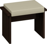 Taburetė Bond, tamsiai ruda/kreminė