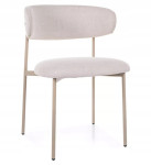 Elton Brego minkštasuolis valgomojo kėdė – modernus komfortas smėlio / šviesiai smėlio spalvos