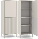 Vitrina TopEshop Kamaro 2DK, smėlio spalvos