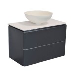 Vonios spintelė IDEAL STANDARD Adapto 77 Y2 su baltu stalviršiu ir praustuvu GLASS DESIGN