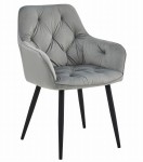 Valgomojo kėdė Jork, 56x62x83,5 cm, pilka