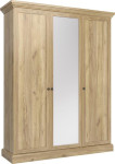 Spinta Royal Gala Meble, 157x60x197 cm, šviesus ąžuolas