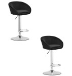 2-jų baro kėdžių komplektas East, 53x46x81, juodas