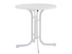 Stalas Patio Dine & Relax 70 cm, baltas