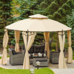 Medžiaga stogui pavėsinei Patio Utah, kreminė