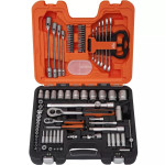 Movos komplektas Bahco 1/4" ir 1/2", 92 dalių, S910