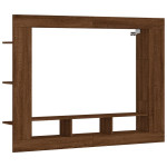 Televizoriaus spintelė，TV spintelė，TV staliukas, ruda ąžuolo, 152x22x113cm, mediena CFE812184