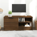 Televizoriaus spintelė，TV spintelė，TV staliukas, ruda, 80x35x36,5cm, apdirbta mediena CFE391423