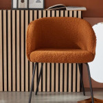 Fauteuil Bouclette "Teddy Moka" La Factory - Teddy Moka Ambra