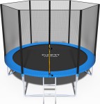 Batutas su apsauginiu tinklu Funfit, 312 cm