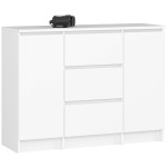 Komodoa Akord K100, 101x35x76 cm, balta