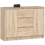 Komodoa Akord K100, 101x35x76 cm, smėlio spalvos