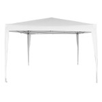 Baldakimas iš poliesterio UV50 baltas 300x300x240 cm Aktive Beach