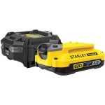 Pradžios rinkinys - STANLEY FATMAX V20 - SFMCB10D1-QW - Įkroviklis 1,25A + 1 baterija 18V 2Ah