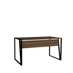 Prekė su pažeista pakuote.Rašomasis stalas Kalune Design Kemer, rudas/juodas