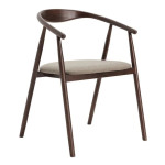 Valgomojo kėdė Aatrium Bradine, pilka/dūminis ąžuolas