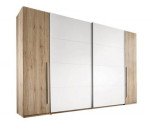 Spinta Szynaka Meble Mediwa 73, ąžuolo/baltos spalvos