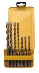 Grąžtų rinkinys Dewalt SDS+ 10 12 5 6 8mm (DT9701-QZ), 7 vnt.