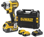 Smūginis suktuvas DeWalt DCF887P2 18 V 2x5,0 Ah akum.